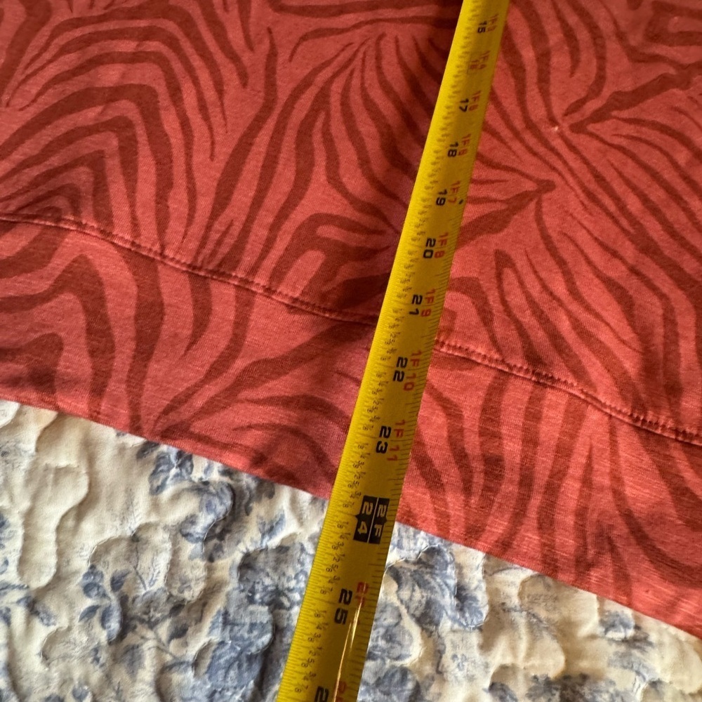 Honeydew Intimates coral Zebra Pattern Sweatshirt - Picture 7 of 7